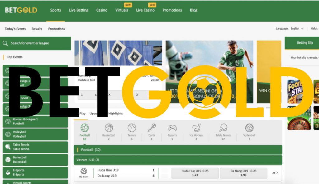 Betgold Betting is a bookmaker